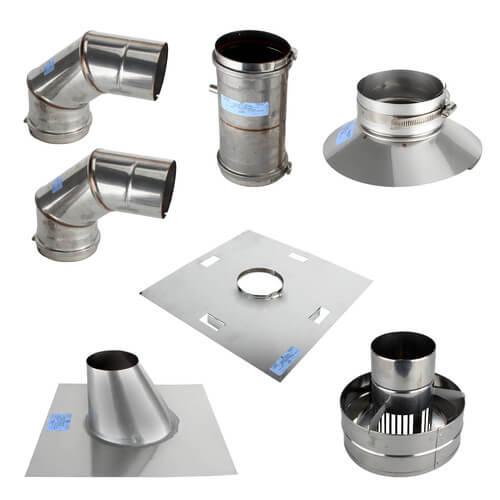 4” Rooftop Termination (Angled Roof)