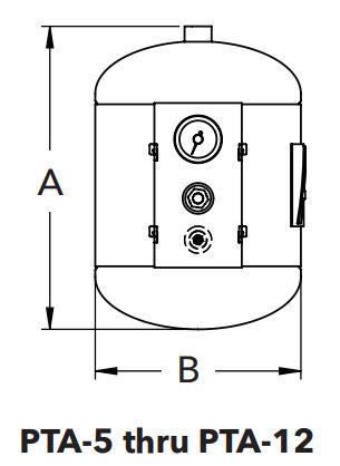 PTA-5 2.1/.9 ASME POTABLE TANK