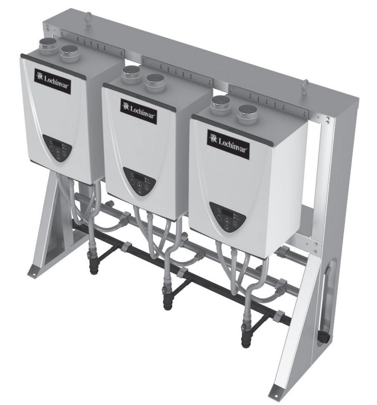 Commercial Rack Systems for Tankless Water Heaters