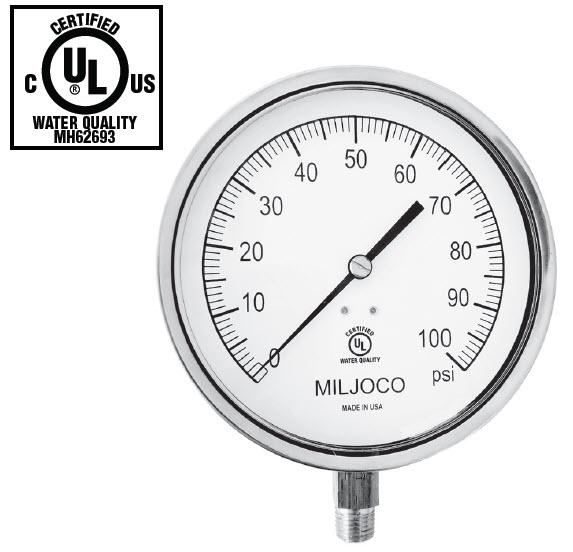 P4598L10 4.5'' Contractor's Gauge